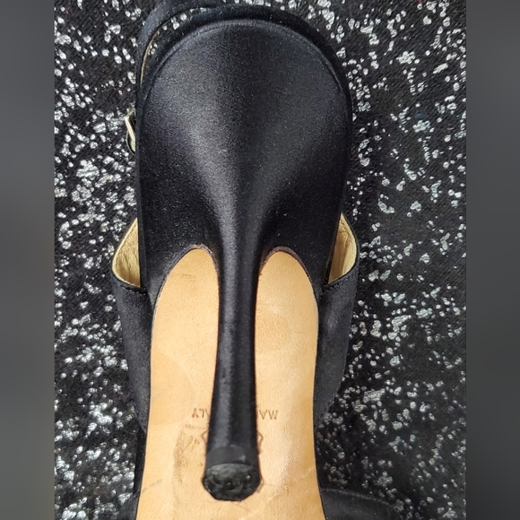 Jimmy Choo Black Pointed Cutout Black High Heel Size 7 (37EU) - Picture 6 of 9